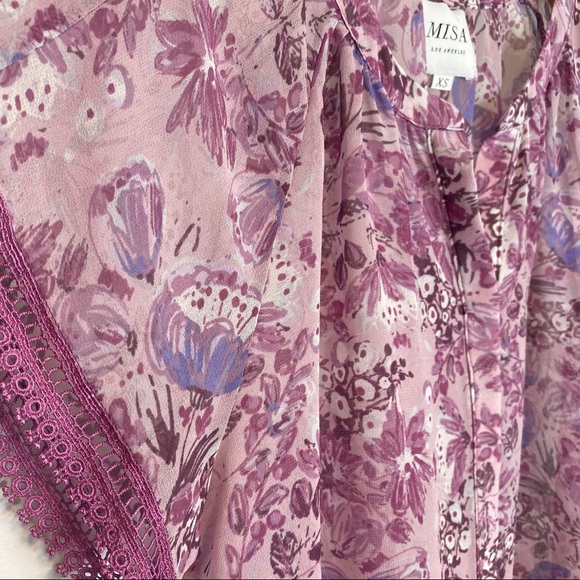 Misa Kajol Floral Top - Picture 3 of 5